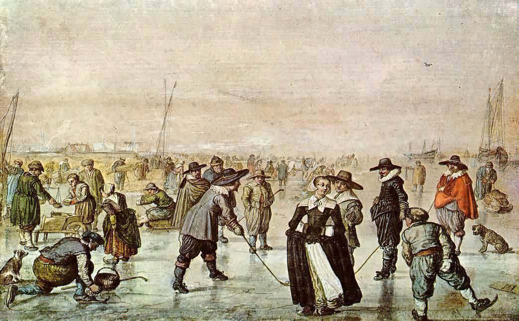 Ice Skating Scene